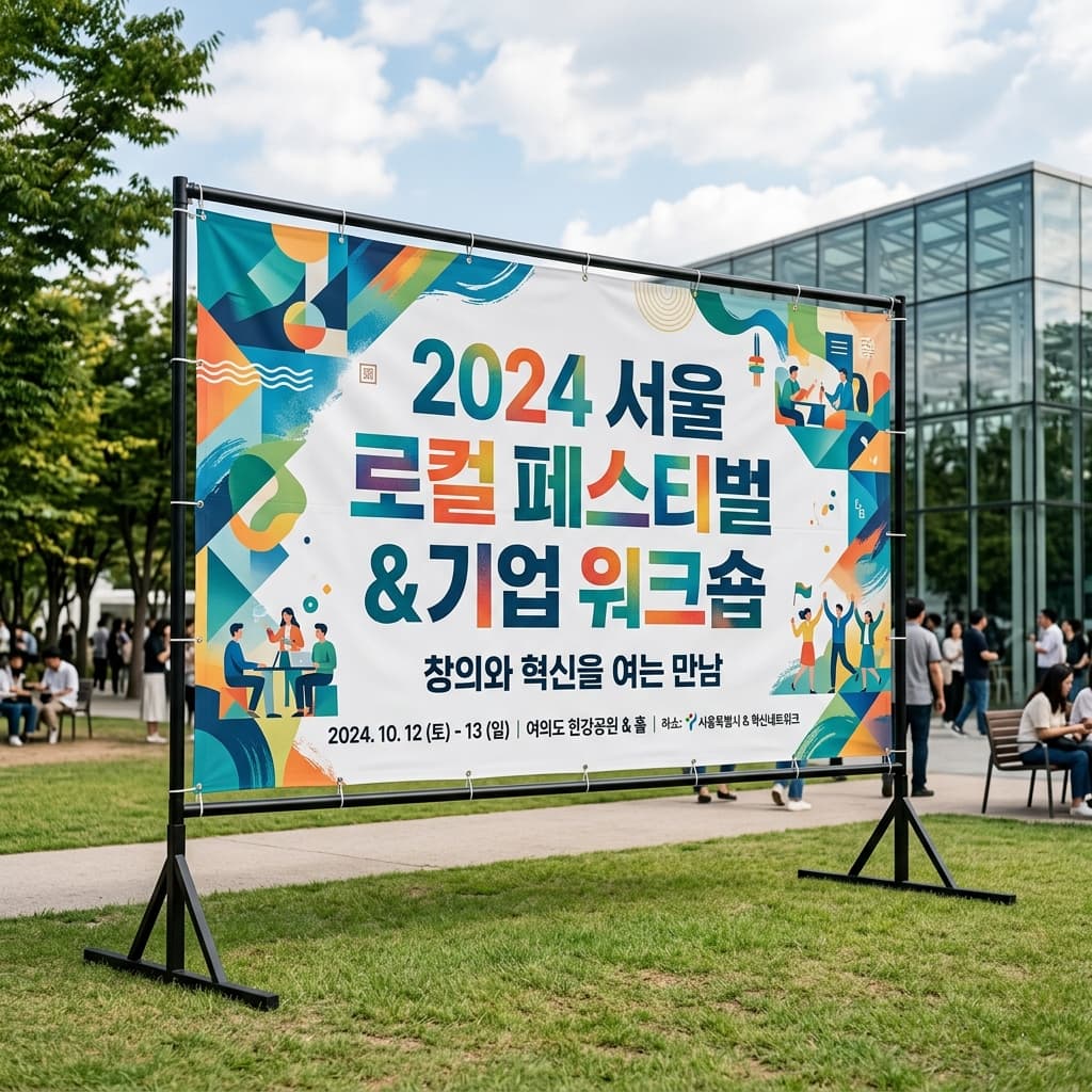 실사 현수막 제작 예시 2